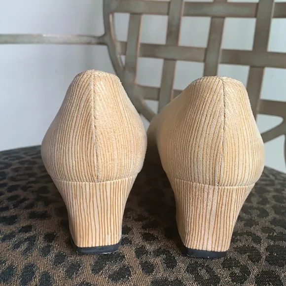 Salvatore Ferragamo Square Toe Stacked Block Heel Pumps