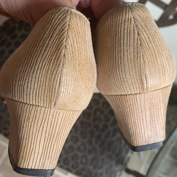 Salvatore Ferragamo Square Toe Stacked Block Heel Pumps