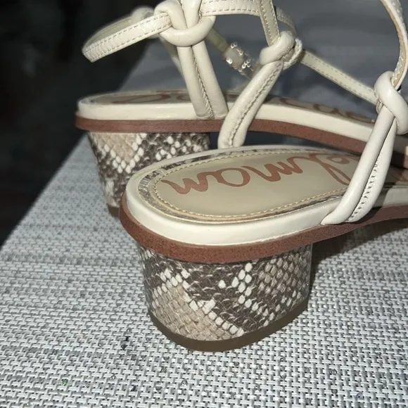 Sam Edelman ivory sandals, slightly used, size10