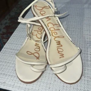 Sam Edelman ivory sandals, slightly used, size10