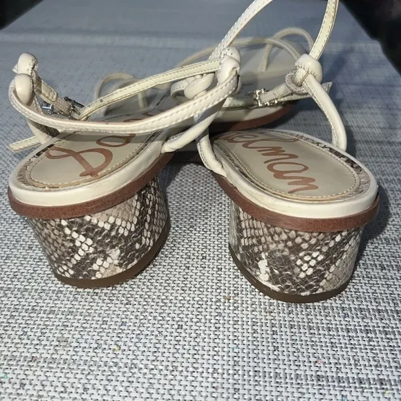Sam Edelman ivory sandals, slightly used, size10