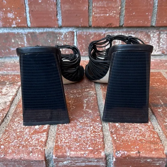 Sam Edelman Laurette Block Heel Mule Sandal in Black Women's Size 8.5