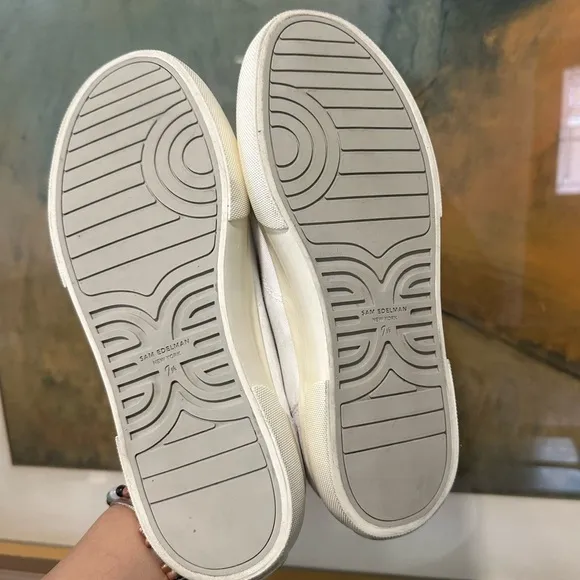 🌸SAM EDELMAN🌸 Sonia Platform Sneakers White  Size: 7.5