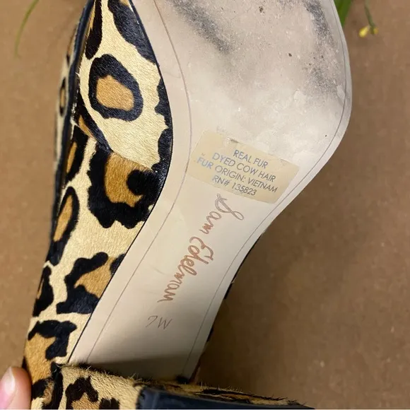 Sam Edelman Stillson Leopard Block Size 7