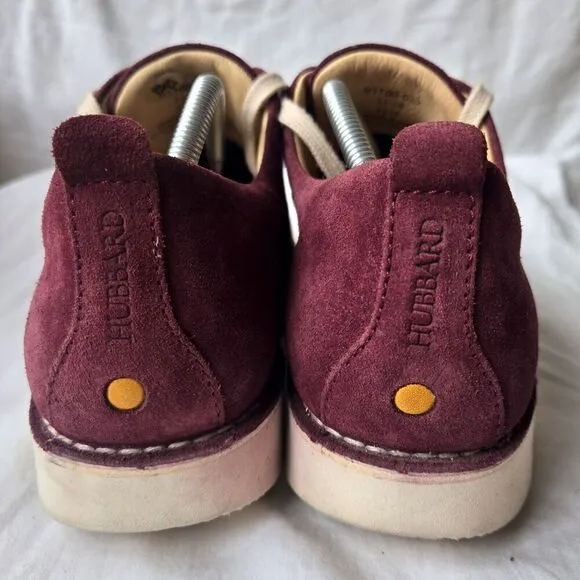 Samuel Hubbard Free Men's Plum Suede Casual Oxfords Size 11.5 M --M1100-037