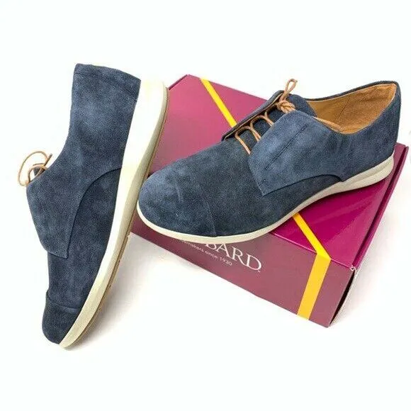 Samuel Hubbard Freedom Now Midnight Blue Suede Women's 9M Oxfords