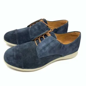 Samuel Hubbard Freedom Now Midnight Blue Suede Women's 9M Oxfords