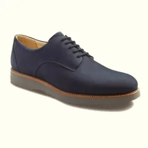 SAMUEL HUBBARD OXFORD NAVY BLUE SUEDE