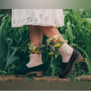 Sandgrens Swedish Bridget Clogs Closed Heel Size 41