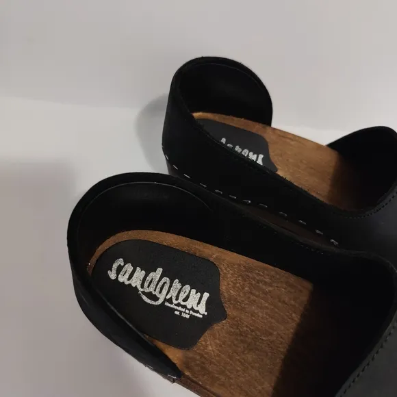 Sandgrens Swedish Handmade Wooden Closed Back Clog| Brett Low