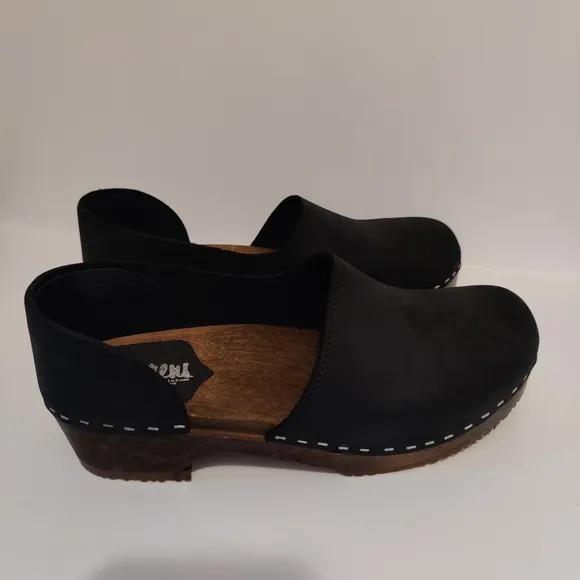 Sandgrens Swedish Handmade Wooden Closed Back Clog| Brett Low