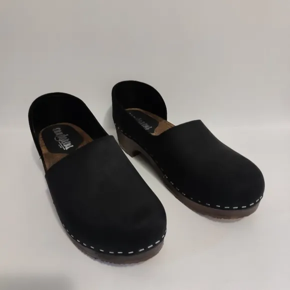Sandgrens Swedish Handmade Wooden Closed Back Clog| Brett Low