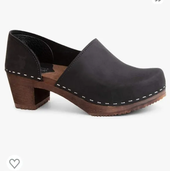 Sandgrens Swedish Handmade Wooden Closed Back Clog| Brett Low