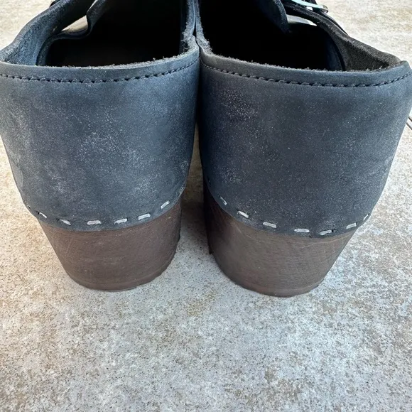 Sandgrens Swedish Handmade Wooden Closed Back Clogs