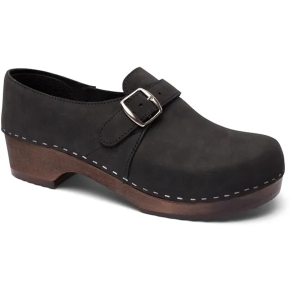 Sandgrens Swedish Handmade Wooden Closed Back Clogs