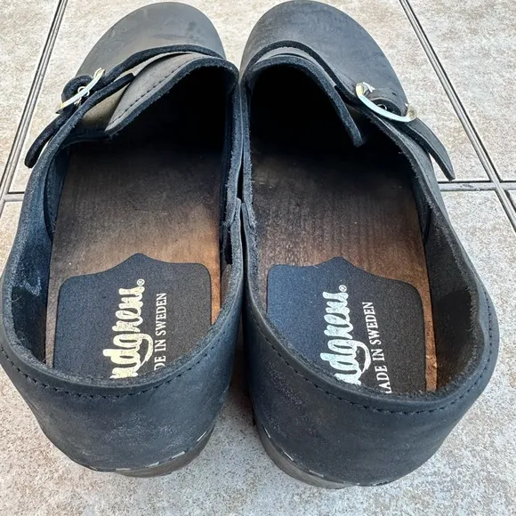 Sandgrens Swedish Handmade Wooden Closed Back Clogs