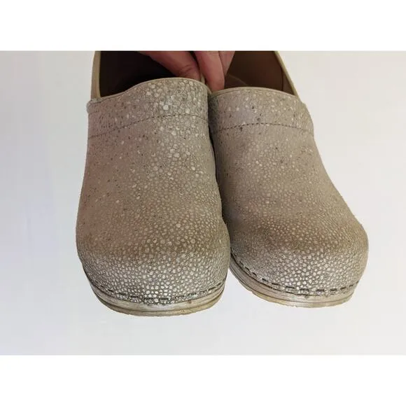 Sanita Alisa Professional Clogs Sz 41/9.5-10 Beige Original Danish Clogs