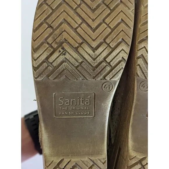 Sanita Alisa Professional Clogs Sz 41/9.5-10 Beige Original Danish Clogs