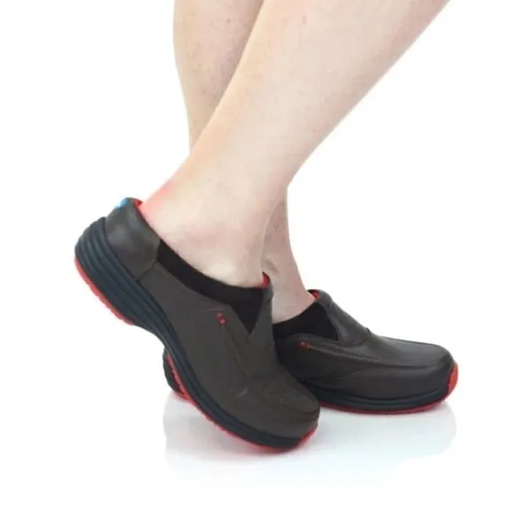 𝅺Sanita Brown Slip On Clogs Shoes Luxe Heir Sanita 02 Model New In Box