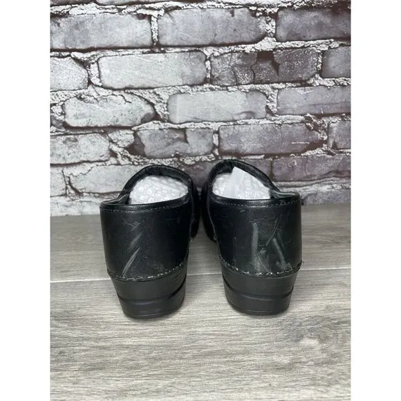 Sanita Original Danish Clogs Black Leather Clogs Nurse Shoes Women’s 42EU/11M US