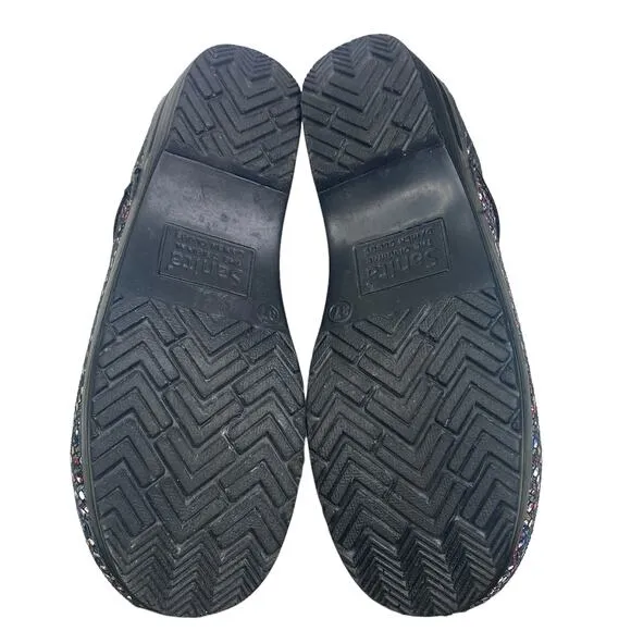 Sanita Women’s Leyden Multicolor Slip On Clogs Size 37 US 6.5