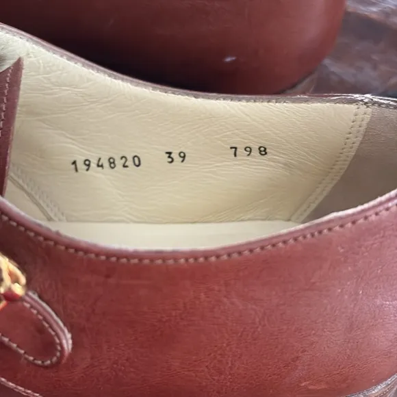 Sarah Flint Ilene X Gravati Chestnut Vachetta Double Monk Strap Loafer 39