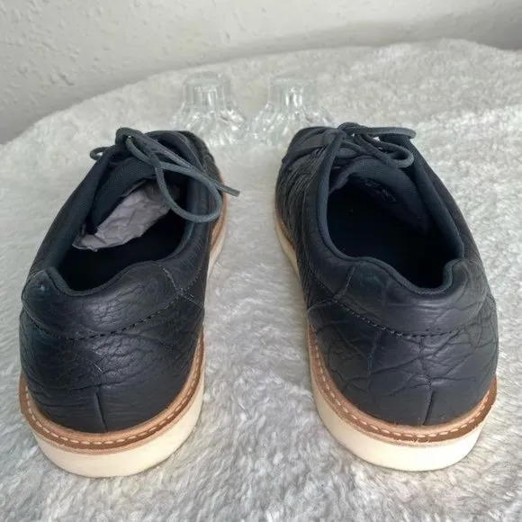 SAS San Antonio Shoemaker walkaround Lace shoe leather Made USA Black size 9.5W
