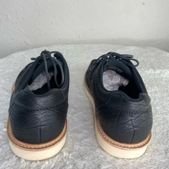 SAS San Antonio Shoemaker walkaround Lace shoe leather Made USA Black size 9.5W