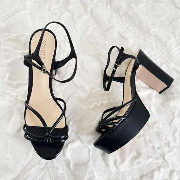 Schutz Kelsie Platform Heels Size 10.5 New