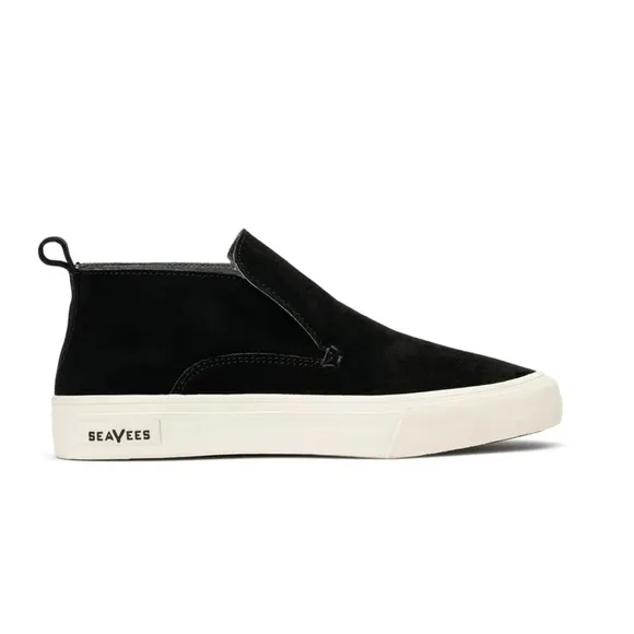 SeaVees Huntington Midi Sneaker Slip On Bootie Black Suede Size 8