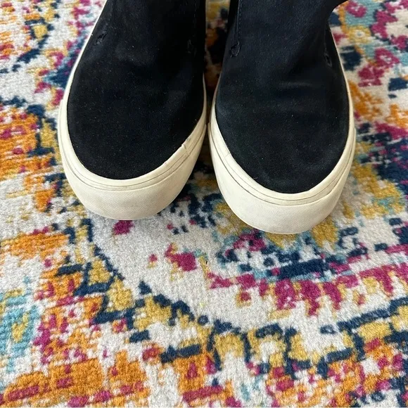 SeaVees Huntington Midi Sneaker Slip On Bootie Black Suede Size 8