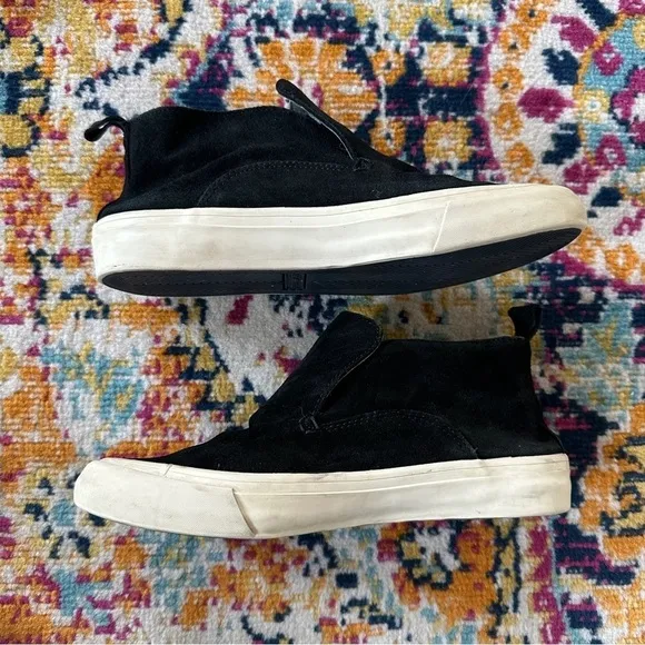 SeaVees Huntington Midi Sneaker Slip On Bootie Black Suede Size 8