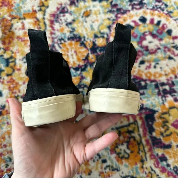 SeaVees Huntington Midi Sneaker Slip On Bootie Black Suede Size 8