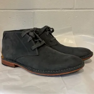 Sebago men’s Grey Nubuck leather oxfords lace up