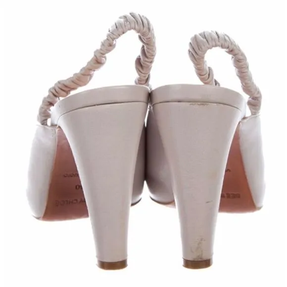 See by Chloe Lavender Peep Toe Heels 40