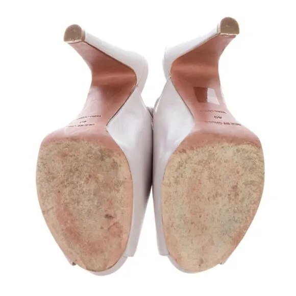 See by Chloe Lavender Peep Toe Heels 40