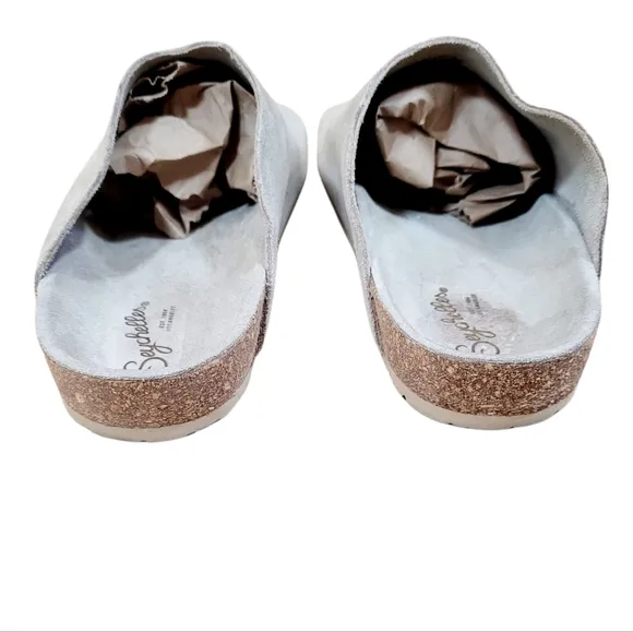 SEYCHELLES Feels Like Home Taupe Suede Mules Clogs Clog 8.5