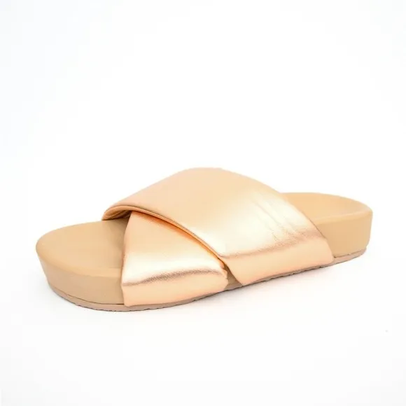 Seychelles “Heartfelt” Rose Gold Slides New Without Box