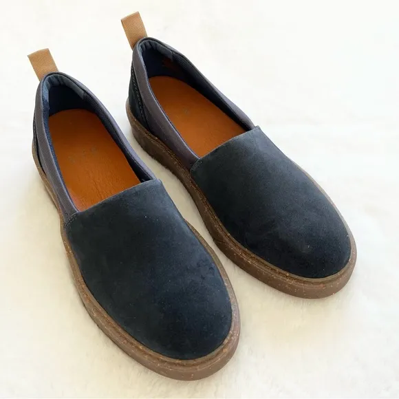 SHOE THE BEAR STB JESPER SLIP-ON SUEDE - NAVY Size 43 or 9.5/10 MINIMALIST