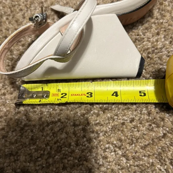 Shutz off white heels size 9