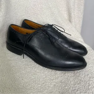 Size 11 D Allen Edmonds Black Fairfax Wholecut Oxfords