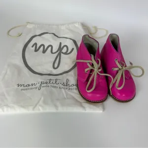 Size 6 BARBIE PINK Oxfords Boots Leather Mon Petit‎ Shoes