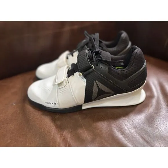 Size‎ 9.5- Reebok Legacy Lifter White Black