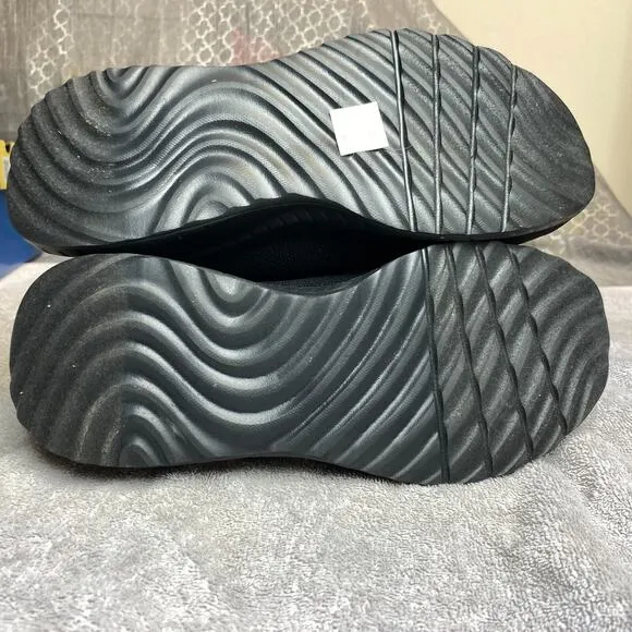Skechers Bobs Slip Ins Chaos Daily Hype Mens 9.5 Black Vegan Athleisure Casual