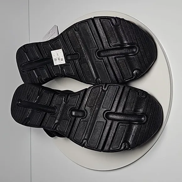 Skechers City Catch Sandal Arch Fit Breathable Vegan Stretch Podiatrist Black 10