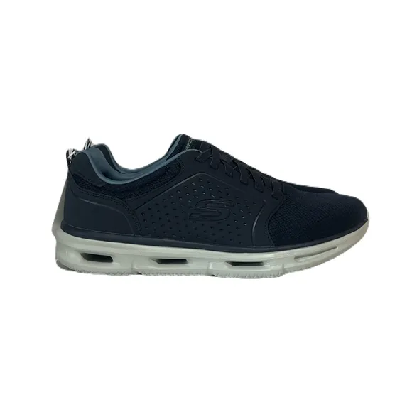 Skechers Glide-Lite Men's Classic Shoes Fit With Memory Foam (Navy, Medium 9)