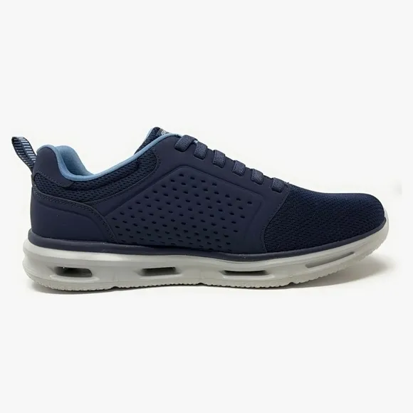 Skechers Glide-Lite Men's Classic Shoes Fit With Memory Foam (Navy, Medium 9)