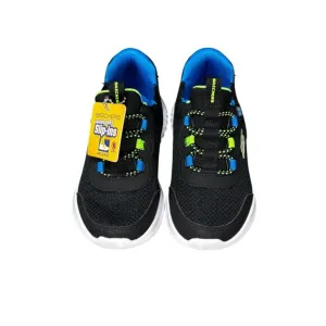Skechers Kids Slip-Ins Hands-Free Sneakers Black/Blue Size 1 Comfortable