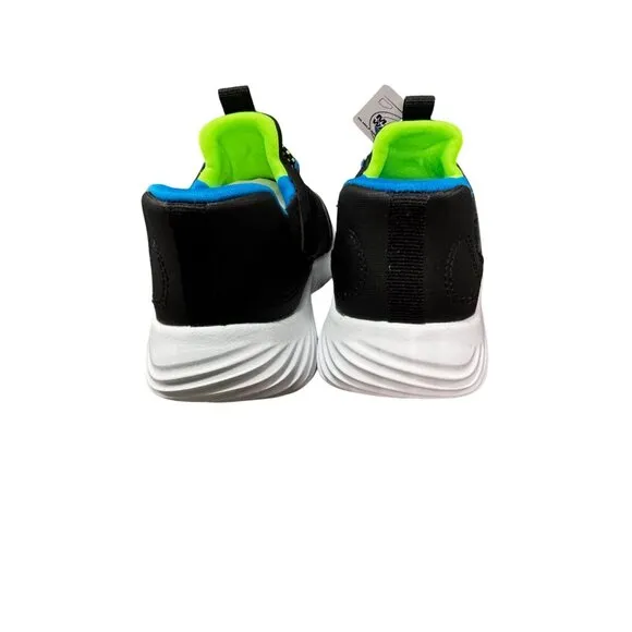 Skechers Kids Slip-Ins Hands-Free Sneakers Black/Blue Size 1 Comfortable