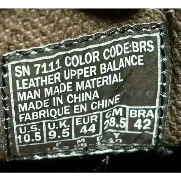 Skechers Mens Alley Cat Leather Brown Y2K Casual Oxfords Size 10.5 (7111)